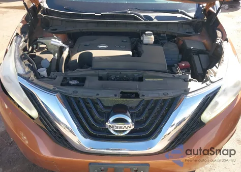 2016 Nissan Murano Sl из США, поврежденный, VIN 5N1AZ2MH3GN100804